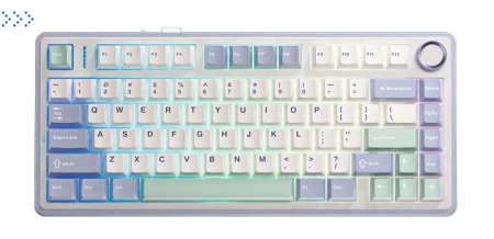 Клавиатуры AULA F75 Purple-Beige-Green Light Green Switches Клавиатуры AULA F75 Purple-Beige-Green Light Green Switches